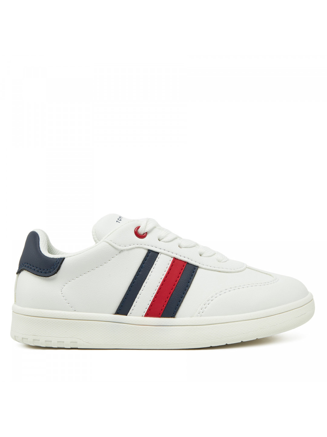 Sneakersy Tommy Hilfiger Stripe Low Cut Lace-Up Sneaker T3X9-33850-1355 M Bílá